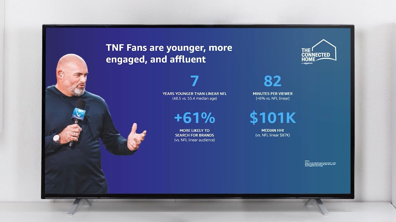 Screen: TNF fans are younger, more engaged and affluent
